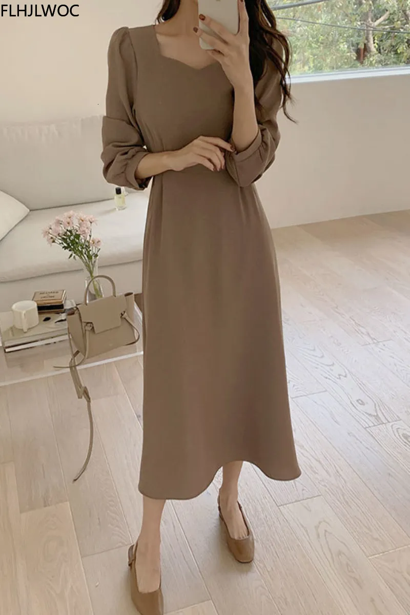 Casual Dresses Chic Korean Fashion Women Temperament... From Kong04, $20.52  | DHgate.Com