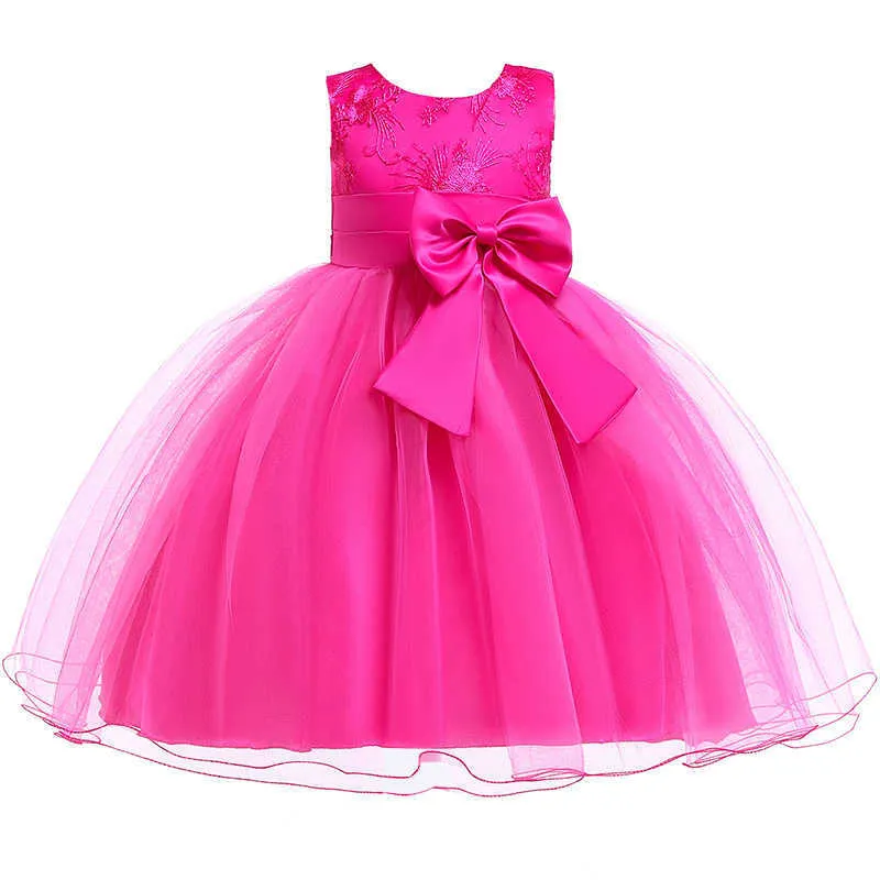 Robes de fille Vêtements pour enfants Nouvelles filles robe couleur unie conception robe de bébé Boutique fleur enfants robes pour filles vêtements décontractés 3-10 ans