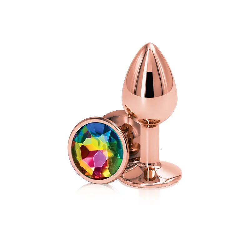 Set di perle anali e butt plug con cuore in cristallo_voghion.com