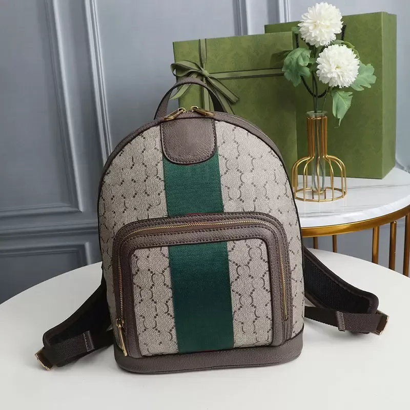 Canvas Geometric Letter Mini Backpack for Women Men Travel Fashion 2024 Designer Handbag Bookbag Jumbo Backpacks Knapsack Messenger Bag