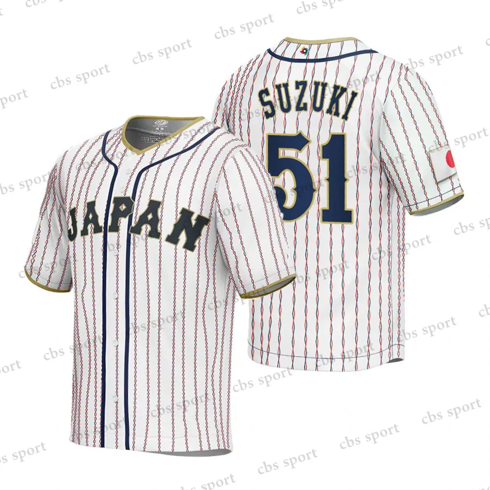 2024 WBC Team Japan Baseball Jersey Lars Nootbaar Yu Darvish
