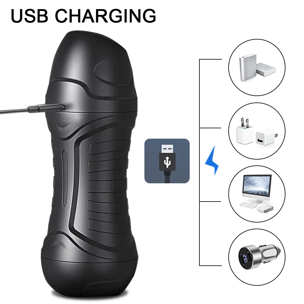 Masturbators Automatic Male Masturbator Vibration Blowjob Sucking hine Silicone Masturbation Cup Sex To_voghion.com