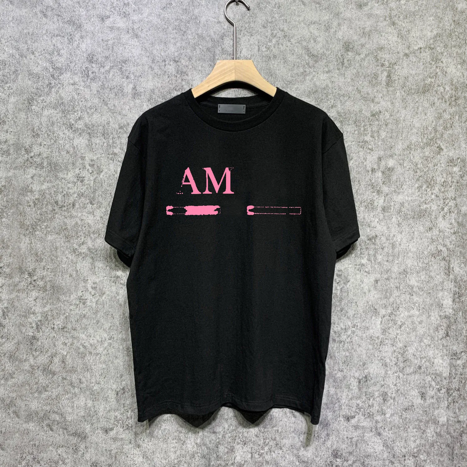 2023 fashion Mens T-shirts designer luxury men's Tees summer simplicity Pure black 7 color pink letter short sleeves cotton top