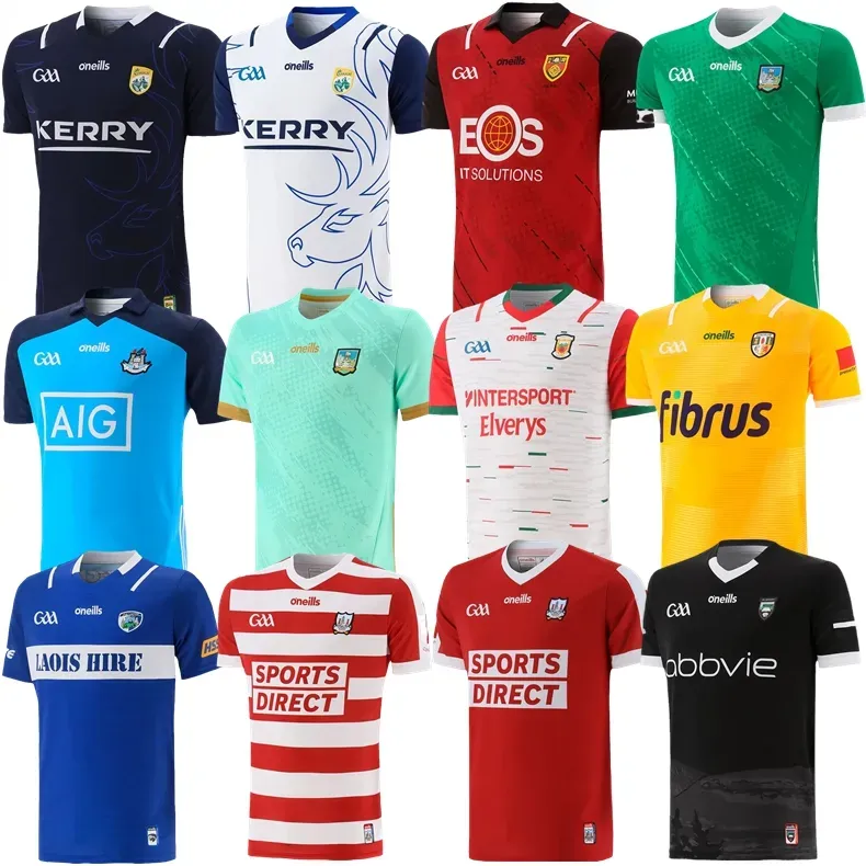 2023 Limerick Cork Dublin GAA Custom Jerseys 22 23 Down Louth Antrim Wexford Wicklow Laois Mayo Hurling Derry Westmeath Home Away Away Shirt