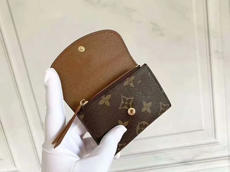 high-quality Quality Wallets Women Bag Handbag wallet Genuine leather purse brand designer damier floral letters checkers plaid Card Holders 60939