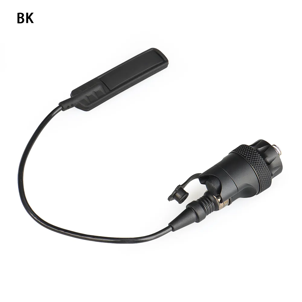 Hunting Scope Mounts Remote Pressure Switch Remote Dual Switch Tailcap Assembly for Flashlights Black Tan Color CL33-0242