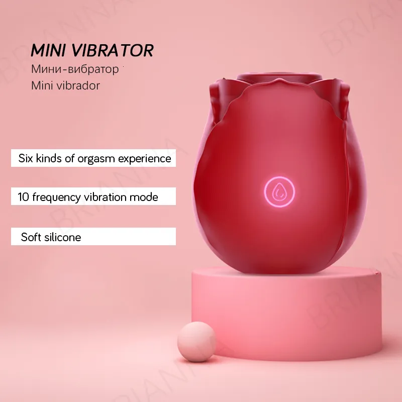 Vibratori rosa vibratore giocattolo vibratore per donne silicone clitoride succhiatore forma capezzoli sesso 10 frequenza stimolatore_voghion.com