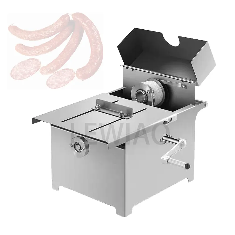 Electric Stainless Steel Sausage Tying Machine With Changing Bike