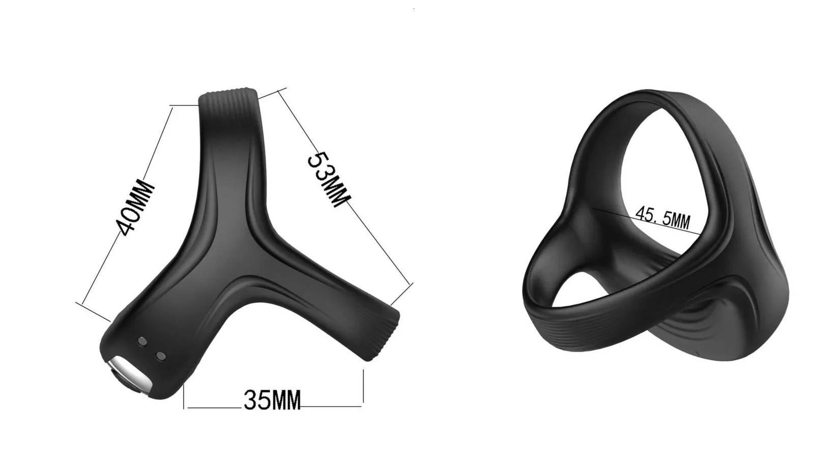 Vibrating Delay Ejaculation Ring For Men Sexual Wellness Toys_voghion.com