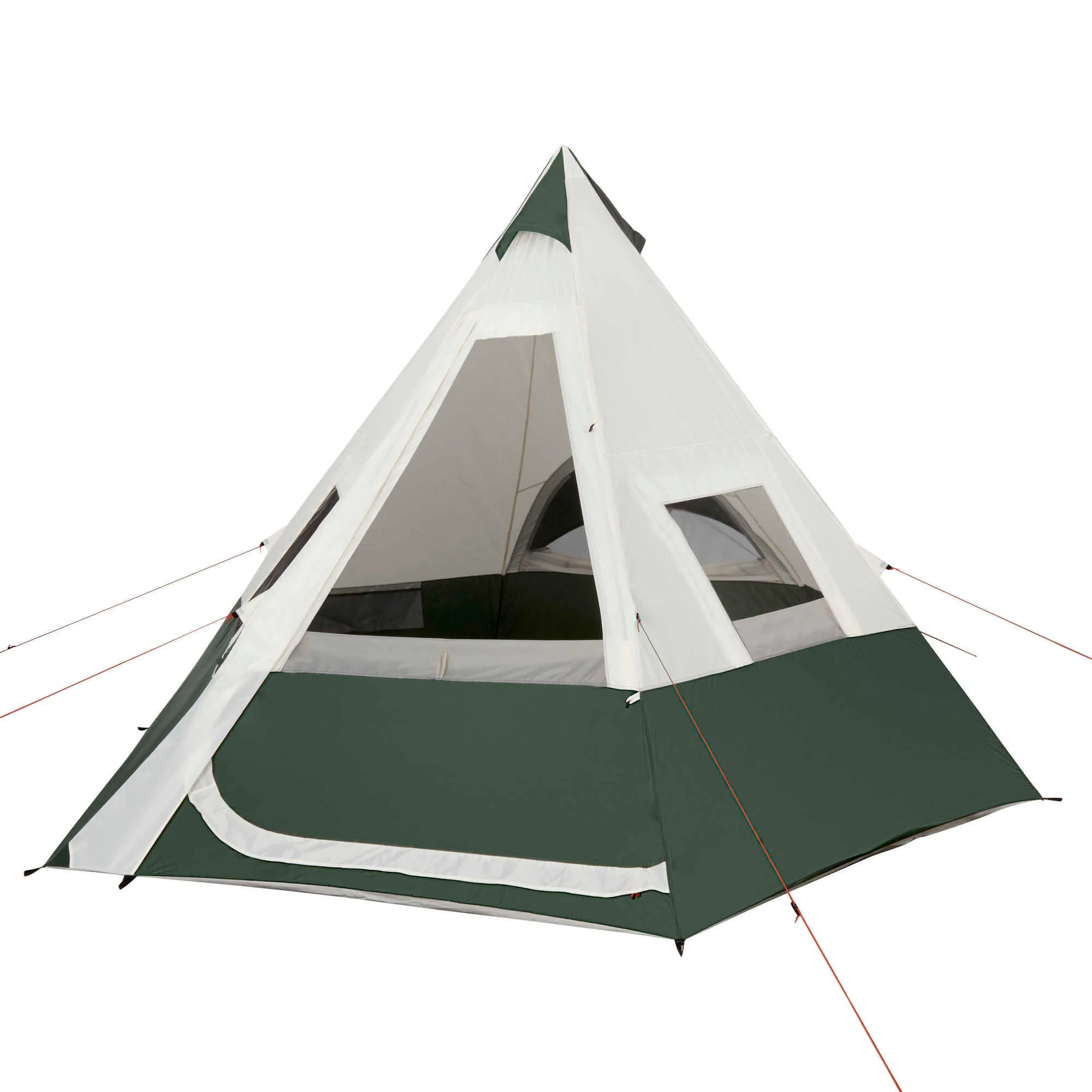 Tält och skyddsrum 7person 1rum TEEPEE Tält med ventilerade bakre fönstercampingtält J230223