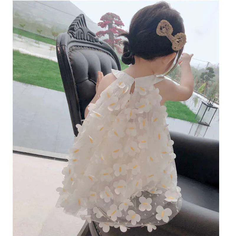 Girl's Dresses New Girles Dress Sleevelss Butterfly Princess Dresses Birthday Wear Christmas Holiday Costume Infant Party Dress 2-8 year