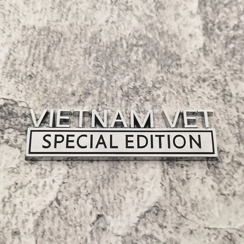 Party Decoration VIETNAM VET EDITION Car Sticker For Auto Truck 3D Badge Emblem Decal Auto Accessories 10x3cm