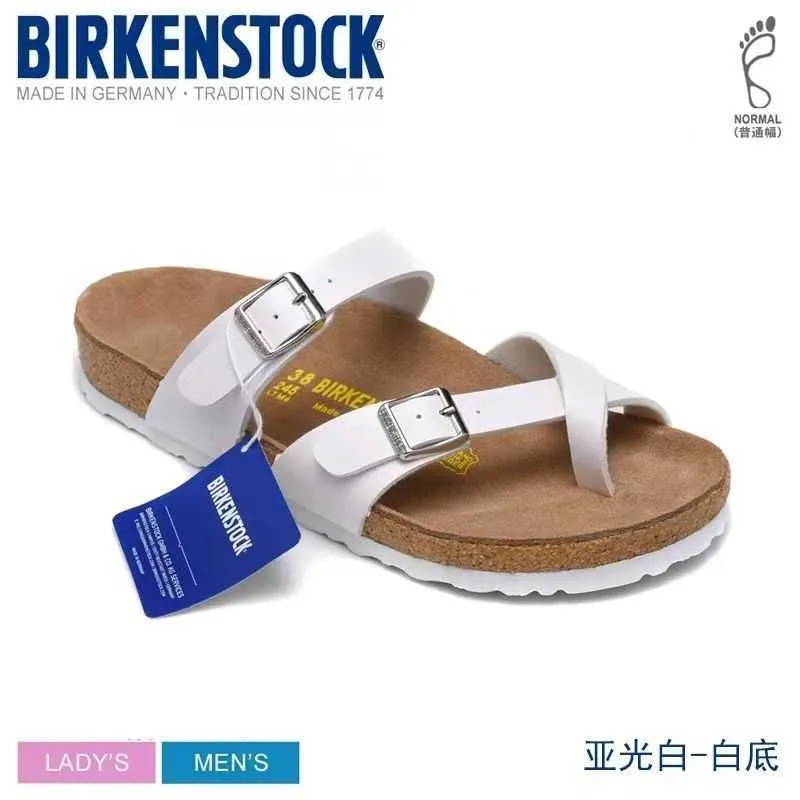 Luxury Slippers Designer Birkinstocks Sandals Germany Boken Cork Slippers Boken Mayari Couple Shoes Men's and Women's Sandals Summer Beach