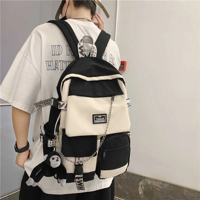 Backpack Bag Korean Schoolbag Female Student Backpack Large