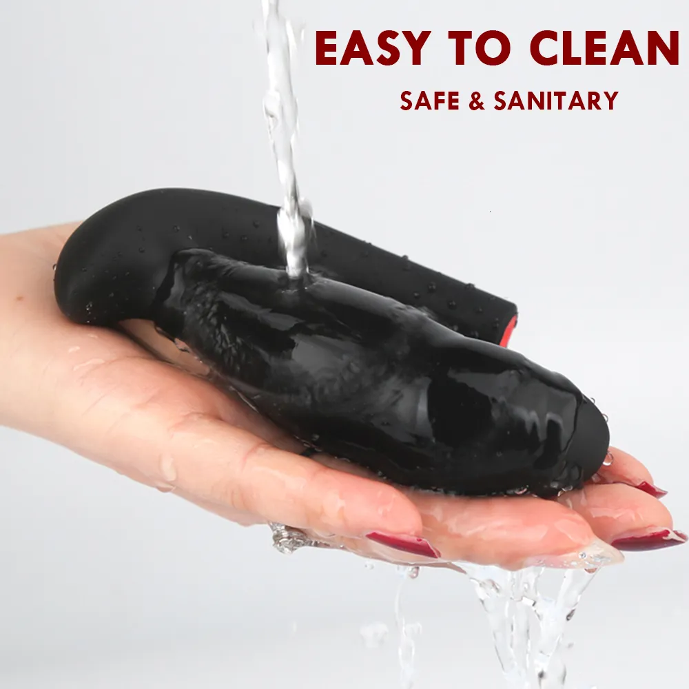 Anal Toys HMOON Iatable Silicone Plug Butt Expansion Vibrator Stimulator Prostate Massager Sex for Man and Wom_voghion.com