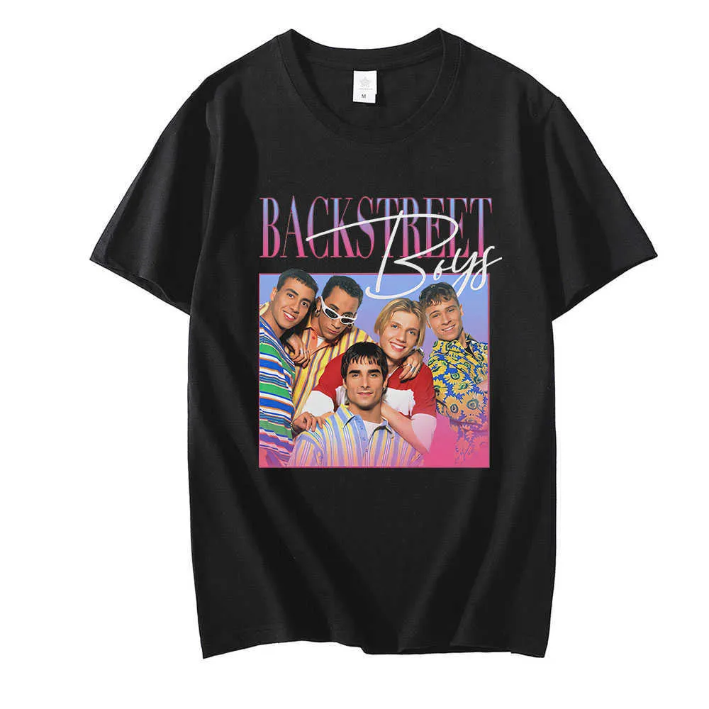 Men's T-Shirts Backstreet Boys T-Shirt Unisex 90s Vintage Tee Shirt Boy Band Mens Womens Throwback Homage T-Shirts Funny Hip Hop Streetwear 022223H