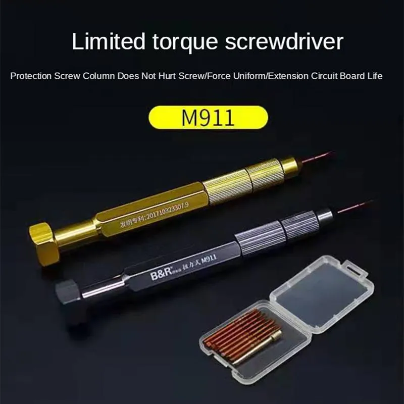 Ferramentas manuais A ferramenta destacável da chave de fenda de torque limitada BR M911 é adequada para reparo de telefone celular