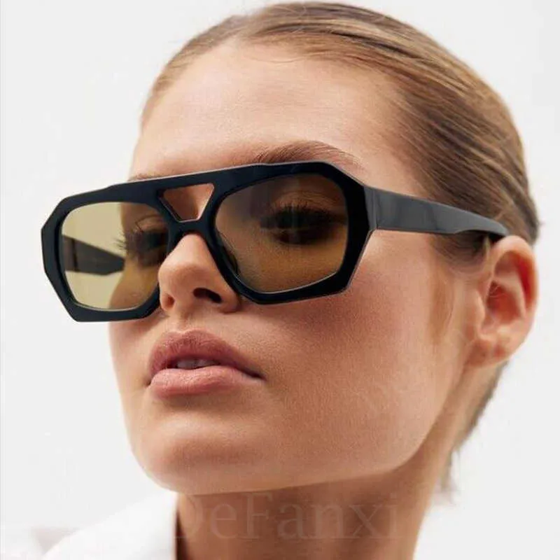 Солнцезащитные очки винтажные маленькие рамки квадратные солнцезащитные очки женщины Мужские бренды дизайнер бренд ретро двойные мосты солнечные очки для женщин UV400 Oculos G230214