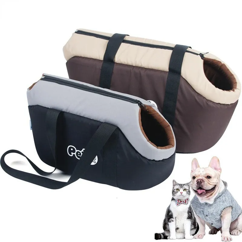 Cat S Crates Portable Pet Bag Köpek Evleri Küçük Köpekler Açık Seyahat Sling Chihuahua Pug Yorkshire Terrier Puppy Malzemeleri 230222