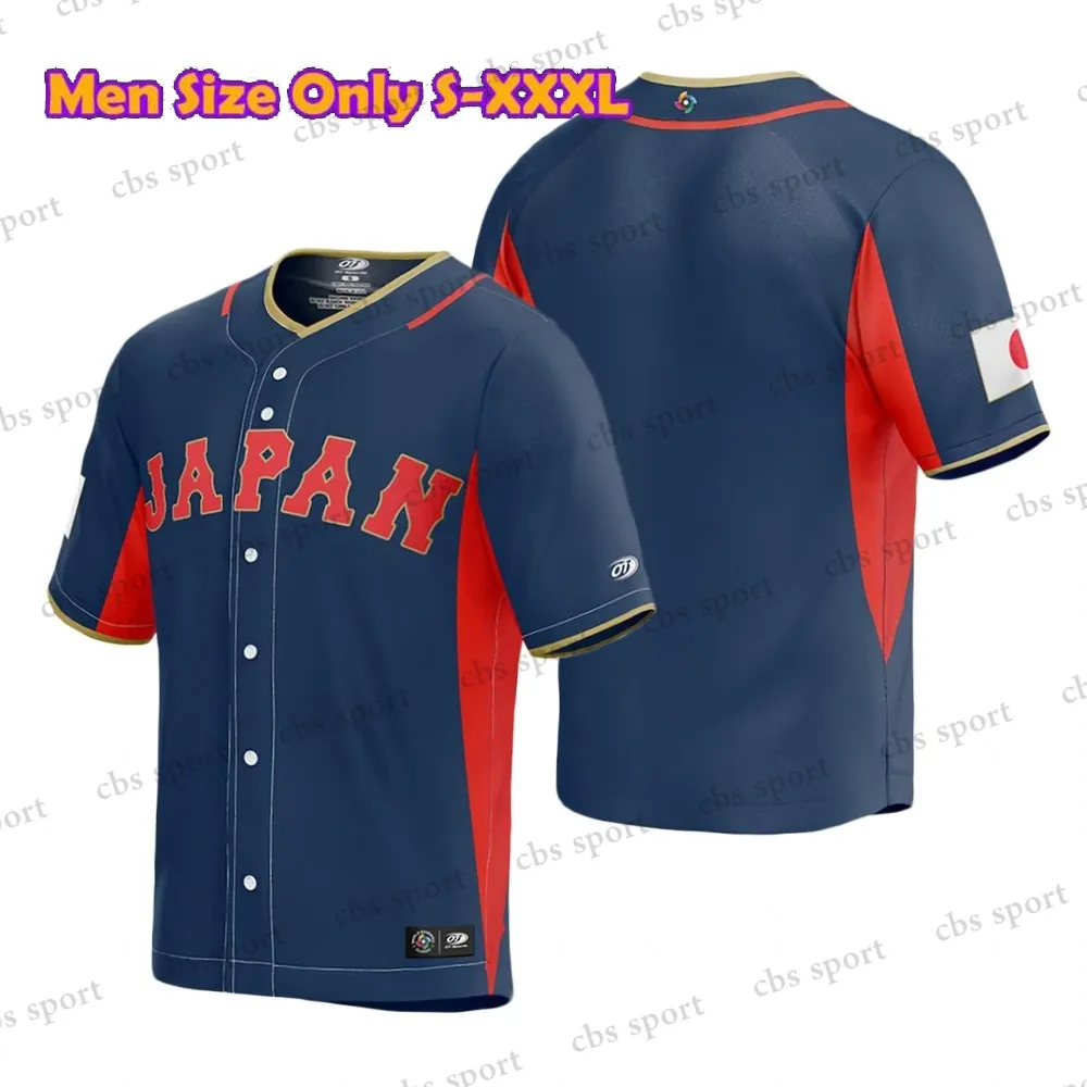 2024 WBC Team Japan Baseball Jersey Lars Nootbaar Yu Darvish