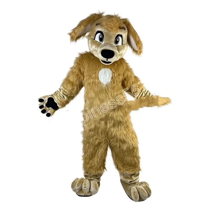 Adult Size Furry Dog Fox Dog Mascot Outfit For Performance, Carnival ...