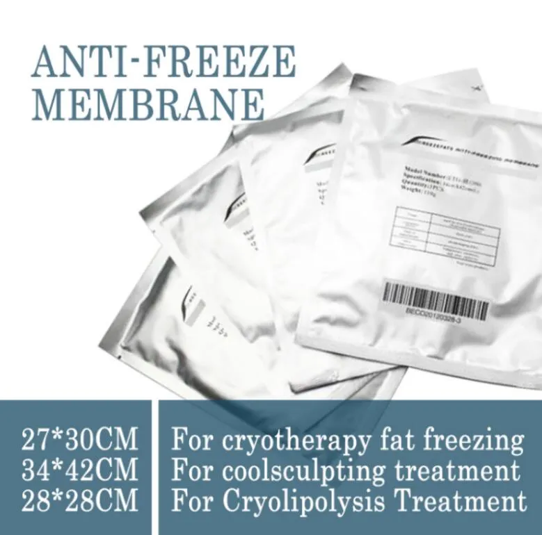 Kroppsskulptering av bantning Anti-frysande membranstorlek 70G 110G frostskyddsmedel Anti-frysande dynmembran Cryo för kroppsform