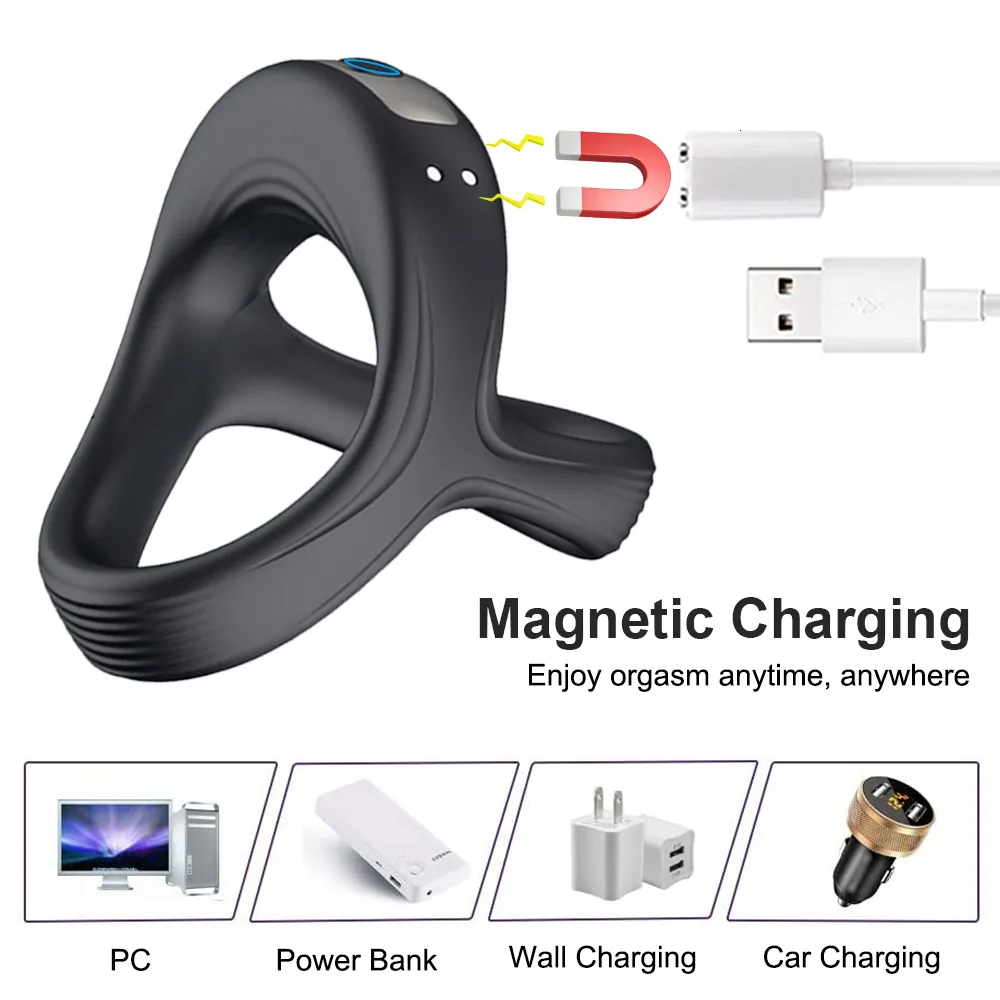 Vibrating Delay Ejaculation Ring For Men Sexual Wellness Toys_voghion.com