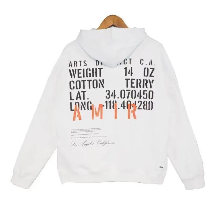 2023 Designer Hommes Sweats à capuche Noir Blanc Outfit Veste pour hommes Mode Lettre Imprimer Streetwear Top Manteau respirant Homme Social Club Hip Hop Sweatshirts S-XL