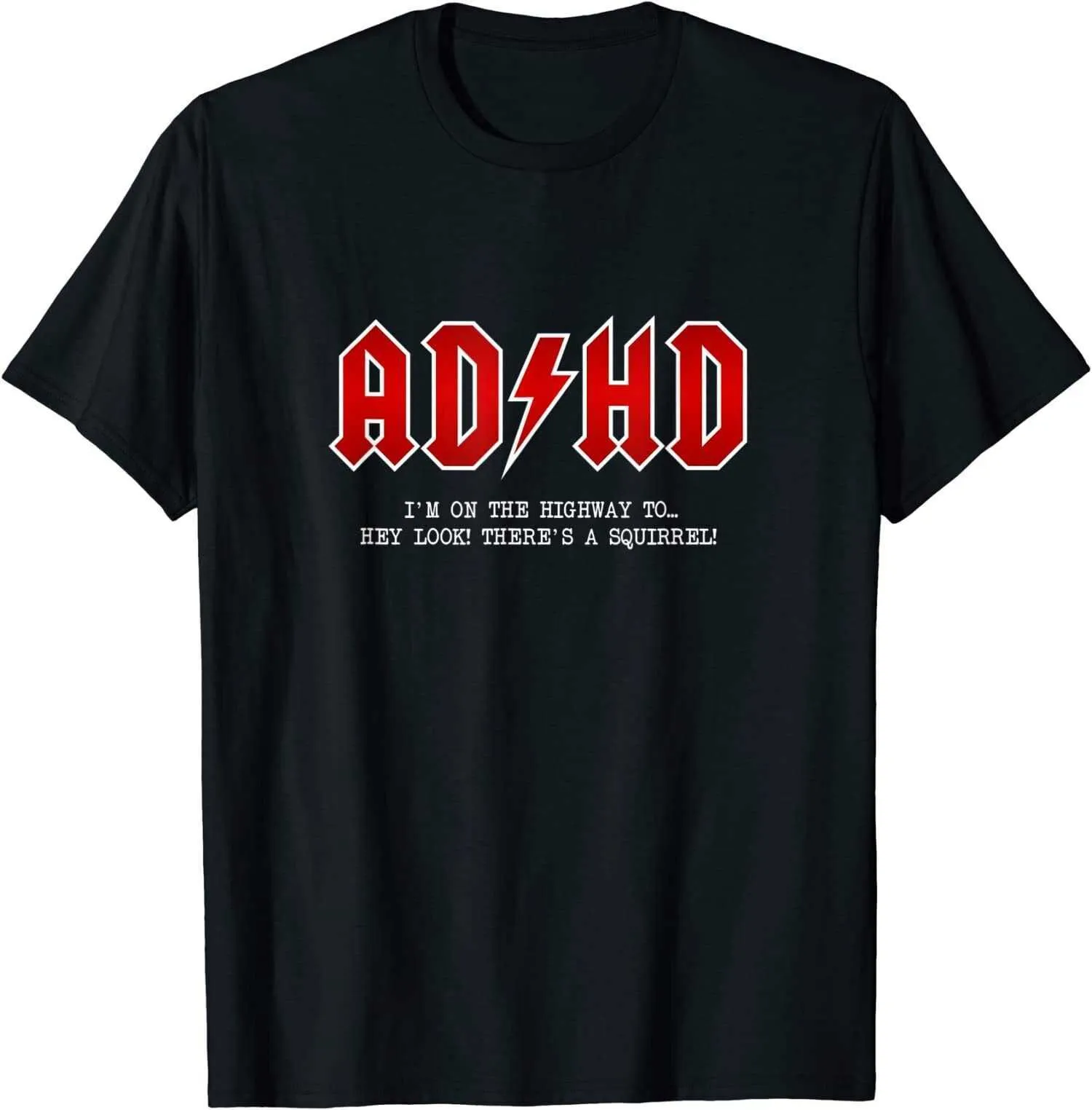 Camisetas masculinas ADHD Highway para hey Look camise