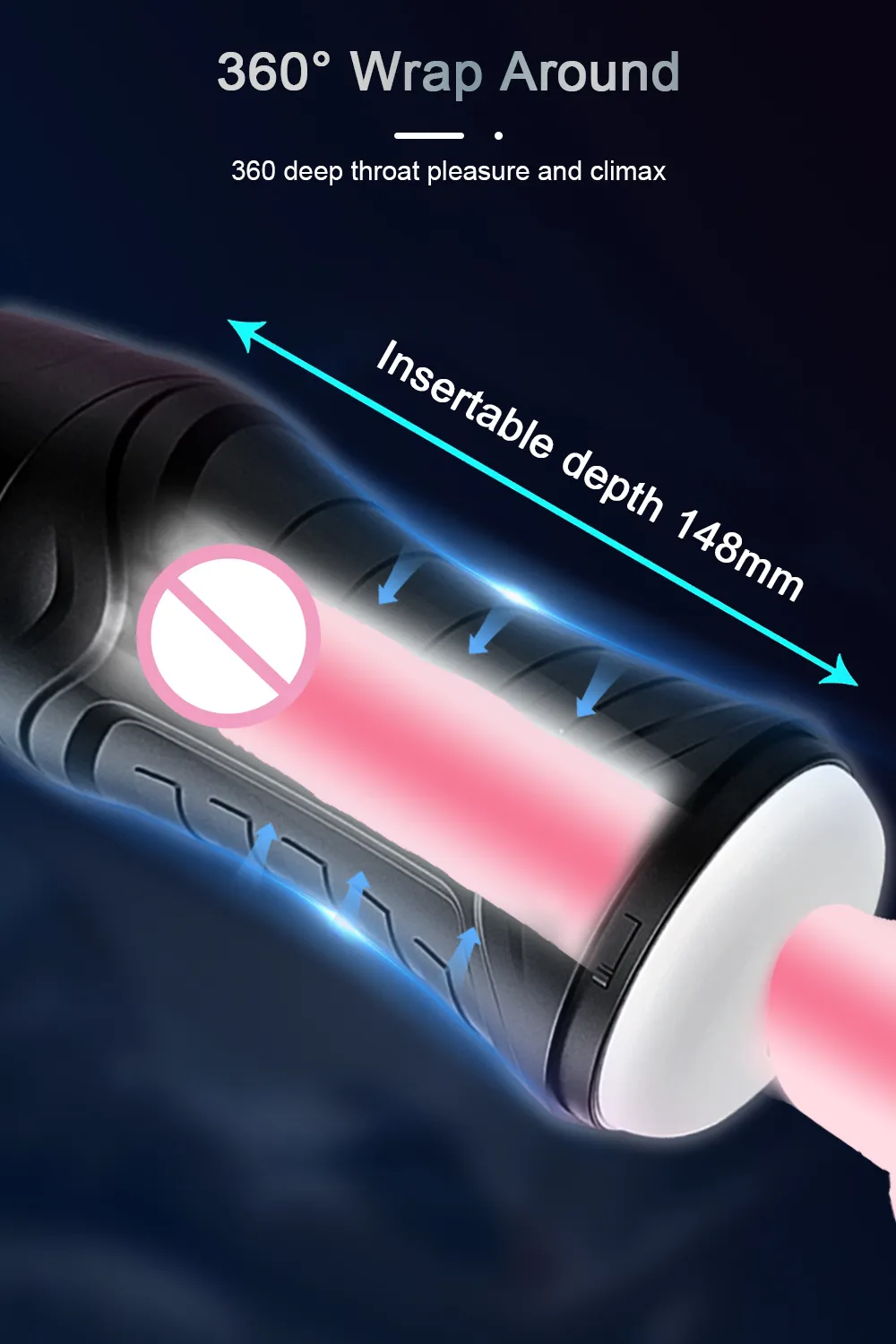 Automatic Male Masturbator With Vibration And Sucking Function_voghion.com
