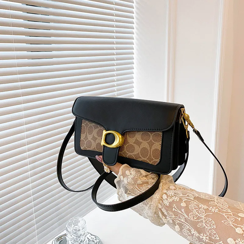 Black Women Designer Crossbody Shoulder Purse Bag Handbag Leather Work Weekend Bags With Two Staps Handbags Cross Body Bags For Women Medium Size Designer Handbags From 48 24 DHgate