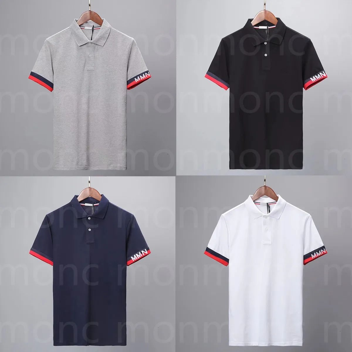 Camisa polo para hombre Diseñador Hombre Camiseta de golf Verano Lujo Italia Polos Camisa Bordado High Street Trend Top Tee Tamaño asiático