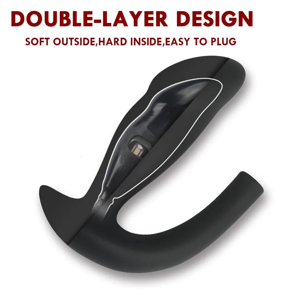 Anal Toys HMOON Iatable Silicone Plug Butt Expansion Vibrator Stimulator Prostate Massager Sex for Man and Wom_voghion.com