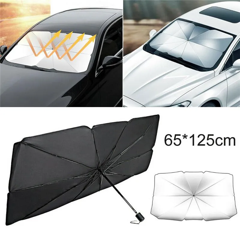 Foldable Windshield Sunshade Umbrella For Windshield And Front