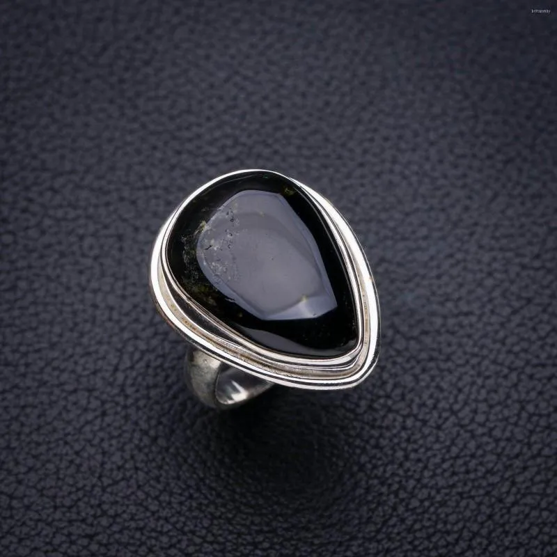 Cluster Rings Stargems Natural Jasper Handmade 925 Sterling Silver Ring 7.5 E8065