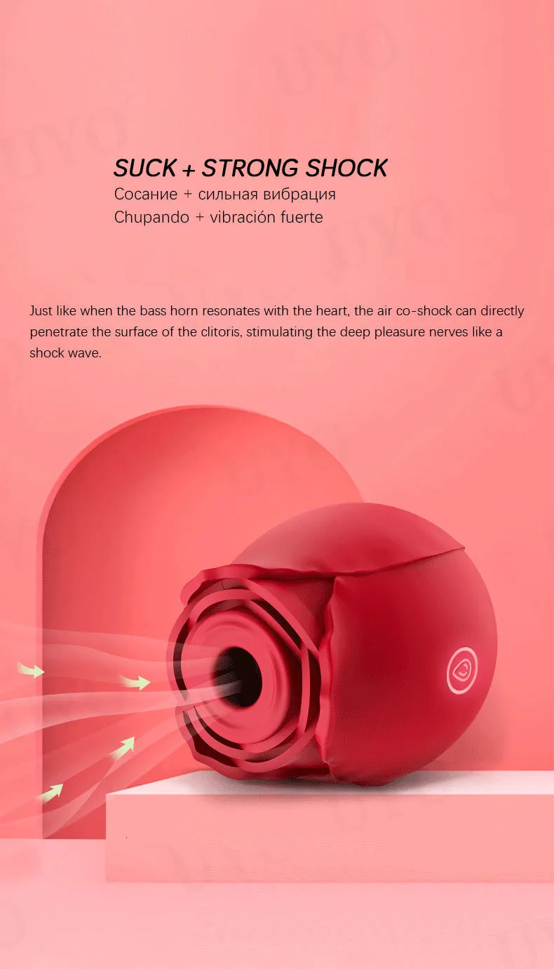Vibratori rosa vibratore giocattolo vibratore per donne silicone clitoride succhiatore forma capezzoli sesso 10 frequenza stimolatore_voghion.com