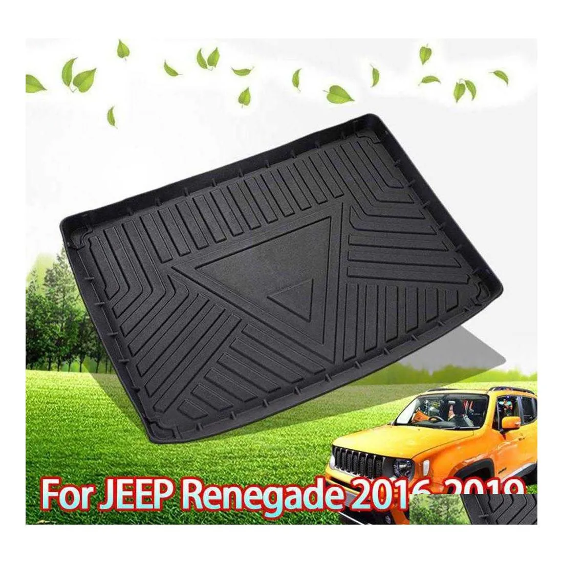 Altri accessori interni Bagagliaio posteriore Gomma Boot Liner Cargo Mat Vassoio per Jeep Renegade Drop Delivery Cellulari Motociclette Dh0Zt