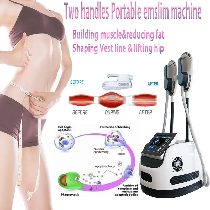 Musclesculpt Home Machine Remodelage du corps Stimulation musculaire HIEMS HIEMT Réduire la graisse Amincissant la machine Écran tactile couleur de 10,4 pouces