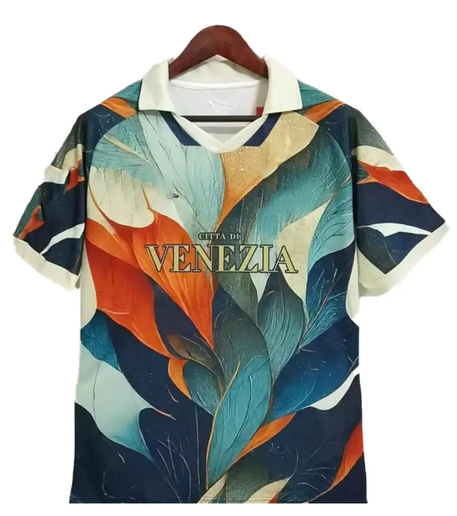 Venezia FC Soccer Jersey Home Black Away White Third Blue