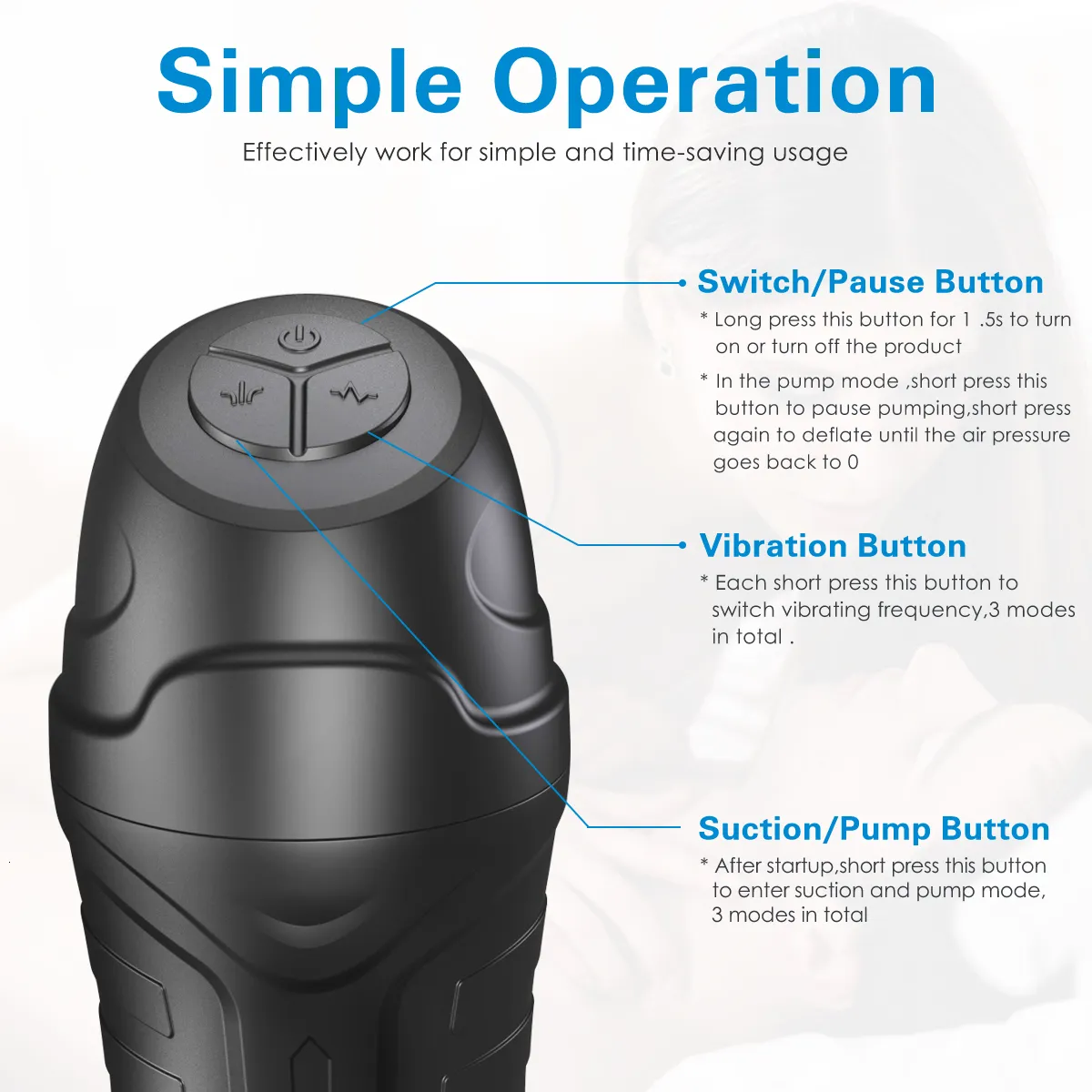 Automatic Male Masturbator With Vibration And Sucking Function_voghion.com