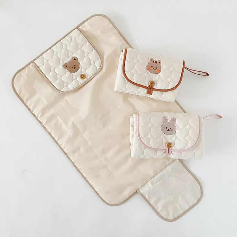 Wijzigen Pads Covers Foldable draagbare luierveranderende kussen waterdichte baby baby -luier urinemat voor geboren eenvoudig beddenveranderingskussen 230223