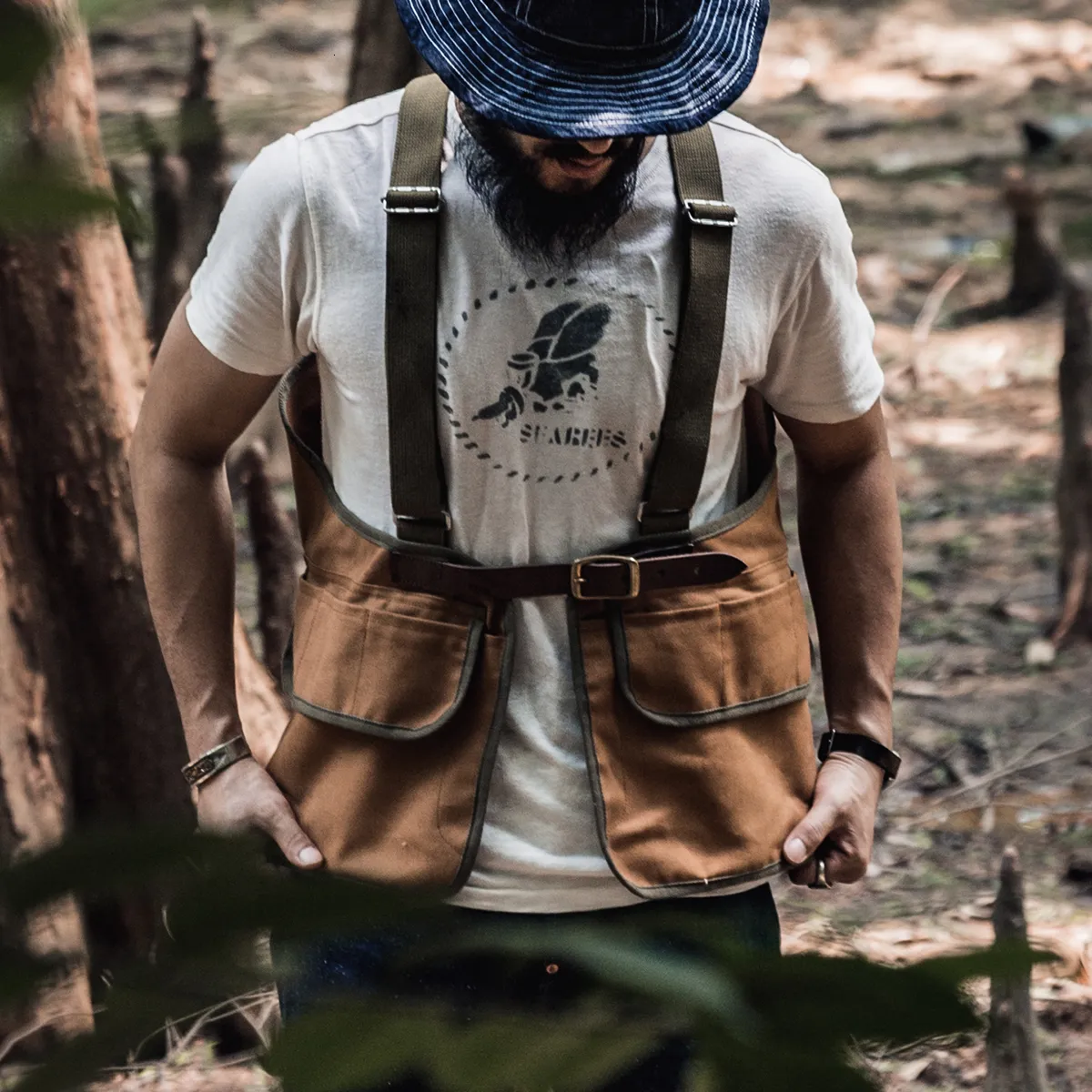 Coletes masculinos Bronson ao ar livre caça de caça à tira de colete