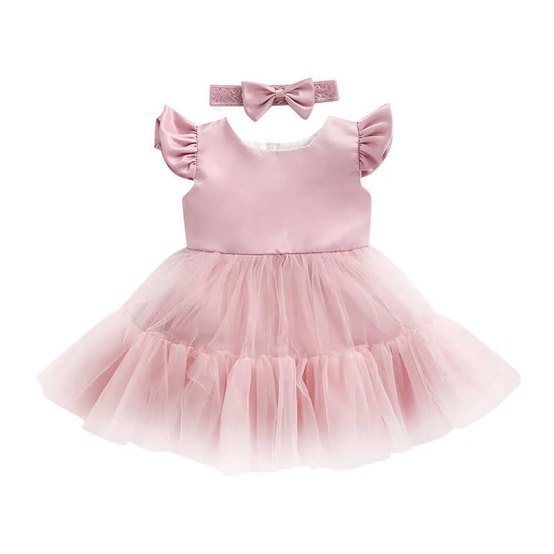 Robes de fille Ma bébé 6m-5y enfant en bas âge infantile enfant filles robe tulle tutu fête mariage anniversaire robes formelles pour filles enfants costumes D01