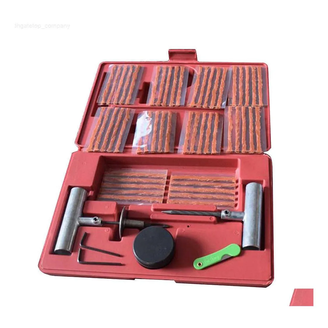 Andere auto -elektronica 57 Packs Vrachtwagen Tubeless Tyre Reparatie Kit Universele Fix Lekke Tool Auto Drop Levering Mobiles Motorfietsen Dhwom