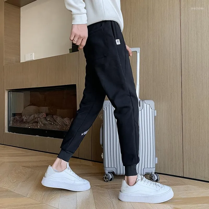 2023 Mens Spliced Design Slim Fit Joggers Autumn Winter Fashion