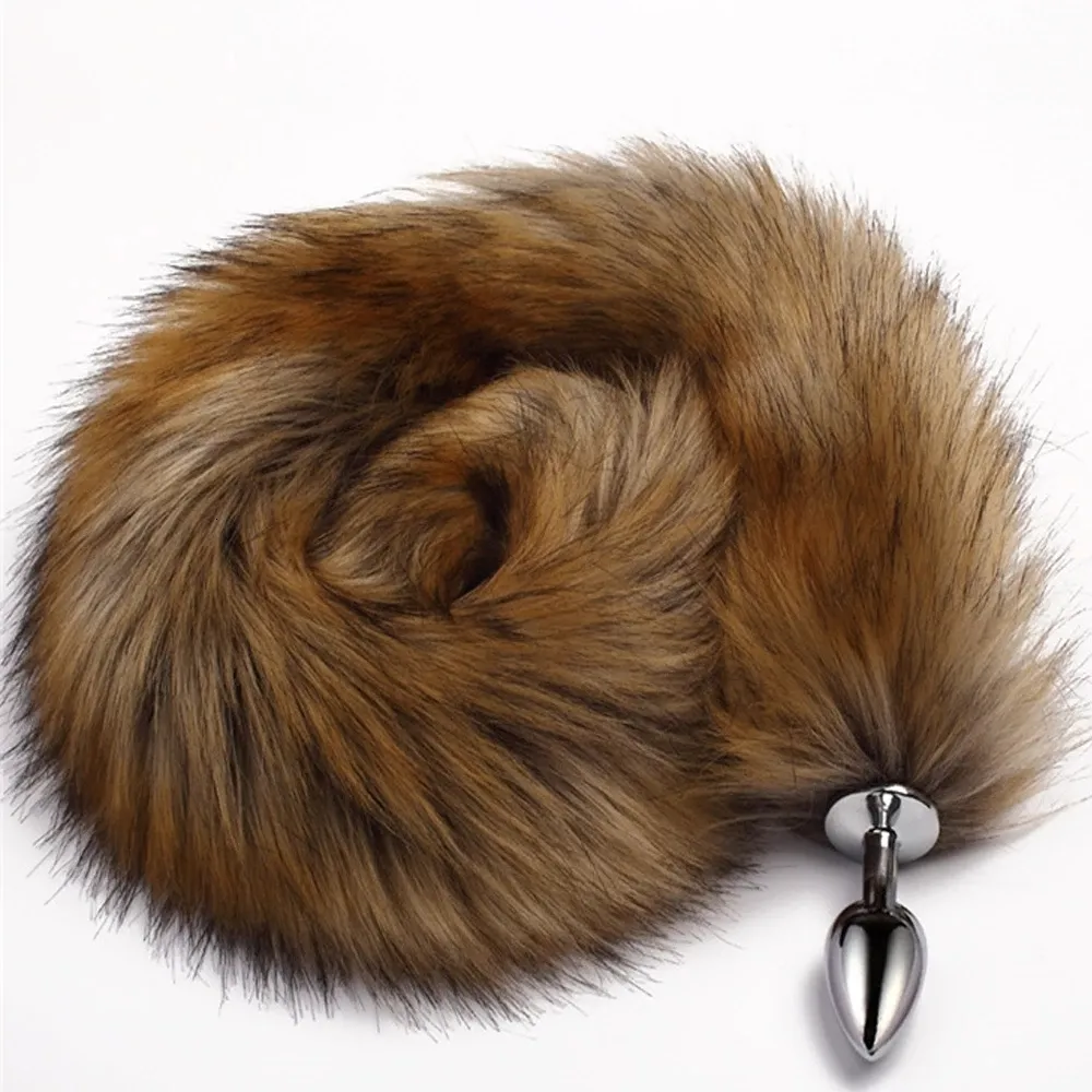 Plug anale con coda di volpe per cosplay e divertimento adulto_voghion.com