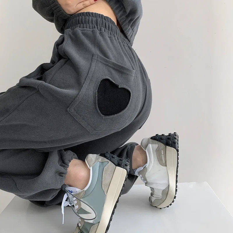 Women's Pants Capris Women Pants Gray Sweatpants Women Jogger Fashion Track Pants Women Cotton Trousers for Female Korean Style 230223