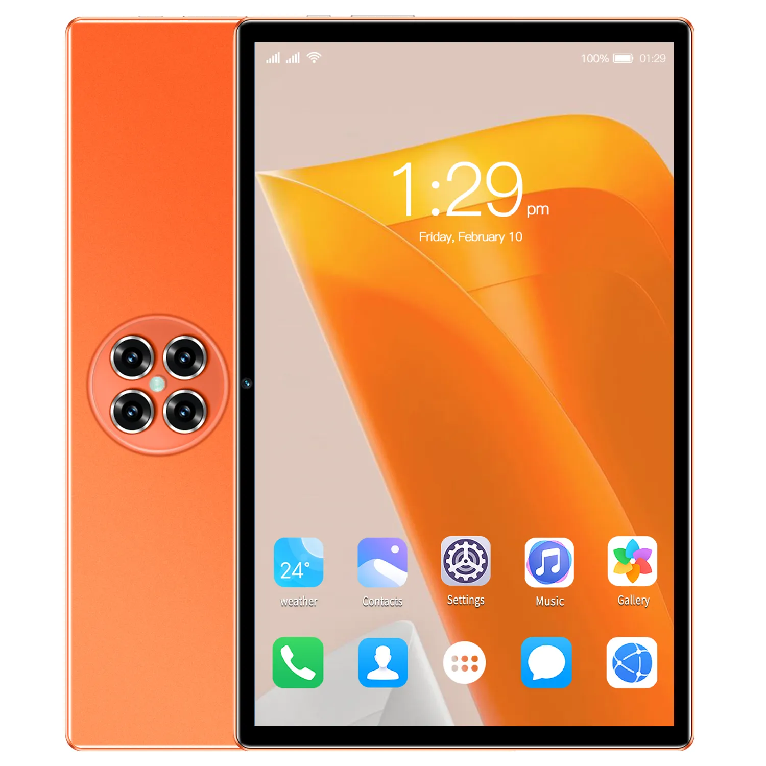 Tienkim Tablet PC с Wi-Fi и Bluetooth 8000mah с большой батареей Android  MTK разблокирован