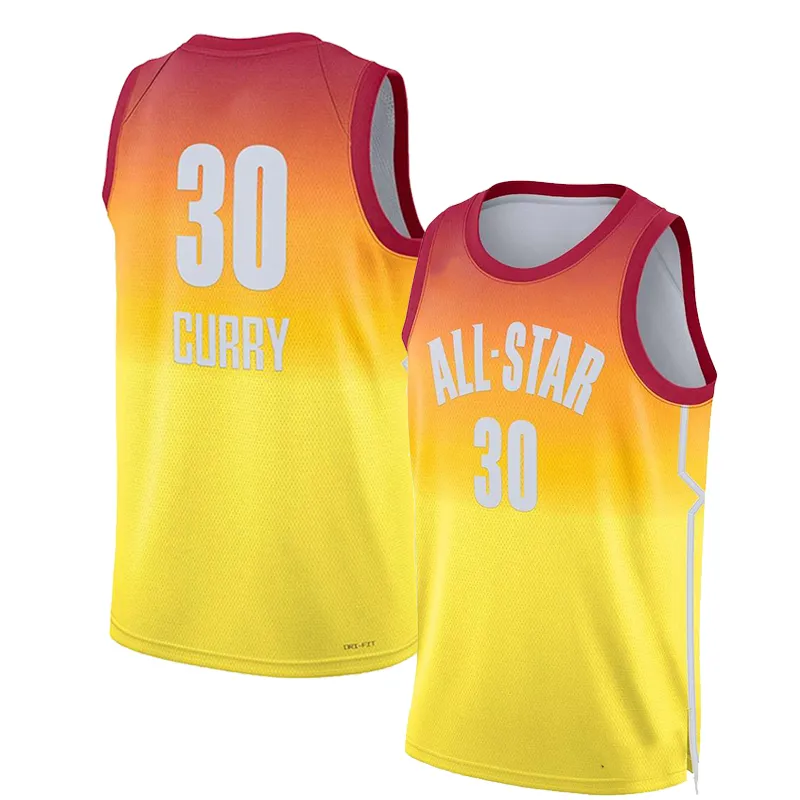 6 All Star 35 Durant 30 Curry 0 Tatum Basketball Jerseys City