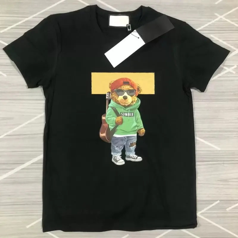 メンズTシャツGUデザイナー男性レディースシャツファッションTシャツカジュアルサマーショートスリーブマンTシャツ女性衣類アジアサイズ